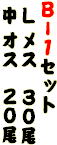 �a�[�P�Z�b�g
 �k ���X�@�R�O��
 �� �I�X   �Q�O��